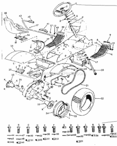 Page C Diagram and Parts List for 91725741  Craftsman Lawn Tractor