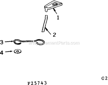 Page G Diagram and Parts List for 91725743  Craftsman Lawn Tractor