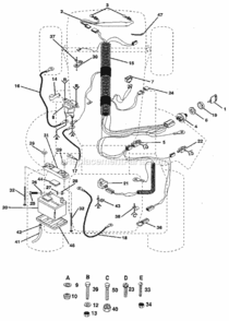 Part Location Diagram of 124129X Craftsman Ignition Harness