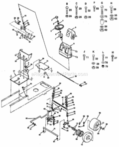 Page D Diagram and Parts List for 917257480  Craftsman Lawn Tractor