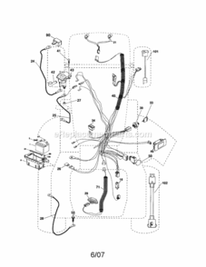 Page A Diagram and Parts List for 917257490  Craftsman Lawn Tractor