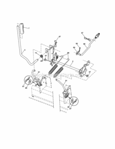 Page J Diagram and Parts List for 917257491  Craftsman Lawn Tractor