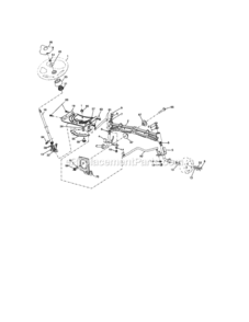 Page E Diagram and Parts List for 917257491  Craftsman Lawn Tractor