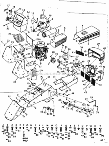 Page A Diagram and Parts List for 91725750  Craftsman Lawn Tractor