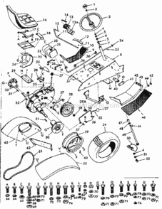 Page C Diagram and Parts List for 91725750  Craftsman Lawn Tractor