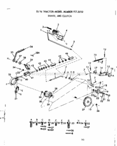 Page D Diagram and Parts List for 91725752  Craftsman Lawn Tractor