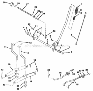 Page I Diagram and Parts List for 917257550  Craftsman Lawn Tractor