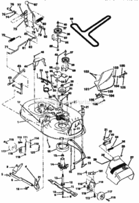 Page J Diagram and Parts List for 917257551  Craftsman Lawn Tractor