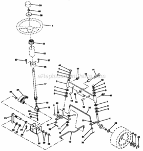 Page D Diagram and Parts List for 917257560  Craftsman Lawn Tractor