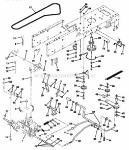Part Location Diagram of 142608 Craftsman Transaxle