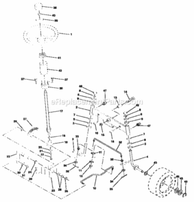Page D Diagram and Parts List for 917257561  Craftsman Lawn Tractor