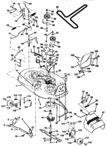 Page J Diagram and Parts List for 917257562  Craftsman Lawn Tractor