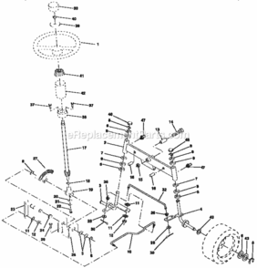 Page D Diagram and Parts List for 917257562  Craftsman Lawn Tractor