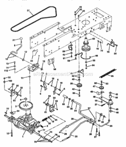 Page C Diagram and Parts List for 917257563  Craftsman Lawn Tractor