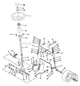 Page D Diagram and Parts List for 917257563  Craftsman Lawn Tractor