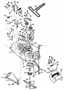 Page J Diagram and Parts List for 917257571  Craftsman Lawn Tractor