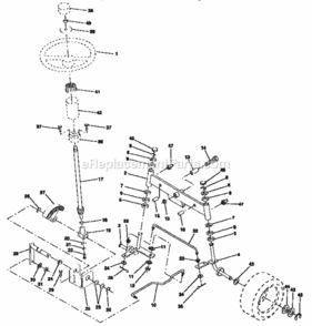 Page D Diagram and Parts List for 917257571  Craftsman Lawn Tractor