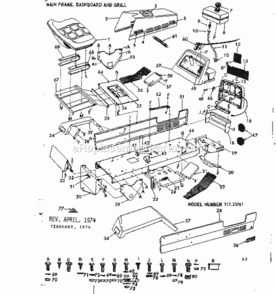 Part Location Diagram of 3239R Craftsman Safty Sticke