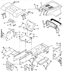 Part Location Diagram of 140341 Craftsman Weld Chassis