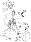 Part Location Diagram of 74600636 Husqvarna Bolt, Carriage 3/8-16 X 2-1/4