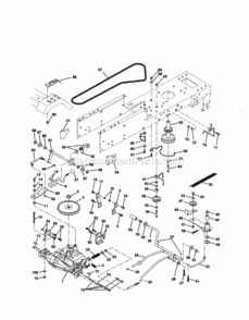 Page C Diagram and Parts List for 917257641  Craftsman Lawn Tractor
