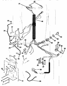 Page A Diagram and Parts List for 917257650  Craftsman Lawn Tractor