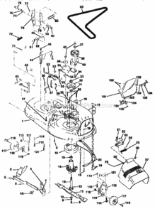 Page J Diagram and Parts List for 917257651  Craftsman Lawn Tractor