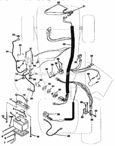 Page A Diagram and Parts List for 917257661  Craftsman Lawn Tractor