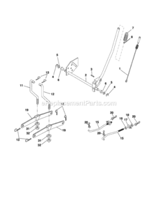 Page I Diagram and Parts List for 917257670  Craftsman Lawn Tractor
