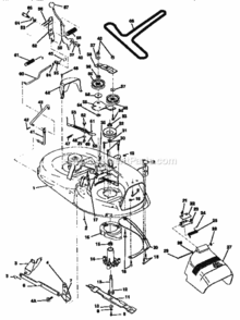 Page I Diagram and Parts List for 917257690  Craftsman Lawn Tractor