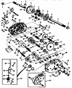 Page K Diagram and Parts List for 917257710  Craftsman Lawn Tractor