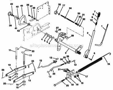 Page I Diagram and Parts List for 917257711  Craftsman Lawn Tractor