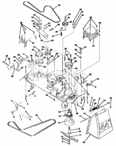 Page J Diagram and Parts List for 917257720  Craftsman Lawn Tractor