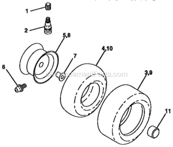 Page B Diagram and Parts List for 917257730  Craftsman Lawn Tractor