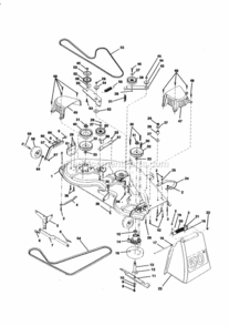 Page J Diagram and Parts List for 917257740  Craftsman Lawn Tractor