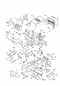 Page D Diagram and Parts List for 917257740  Craftsman Lawn Tractor