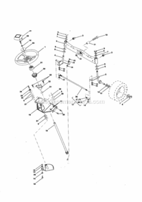 Page F Diagram and Parts List for 917257740  Craftsman Lawn Tractor