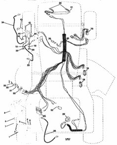 Page A Diagram and Parts List for 917258020  Craftsman Lawn Tractor