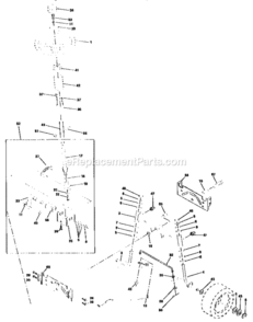 Page D Diagram and Parts List for 917258020  Craftsman Lawn Tractor