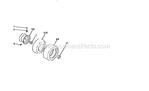 Page G Diagram and Parts List for 917258021  Craftsman Lawn Tractor