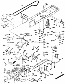 Page C Diagram and Parts List for 917258030  Craftsman Lawn Tractor