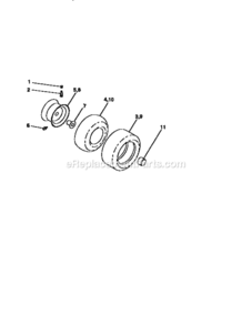 Page G Diagram and Parts List for 917258051  Craftsman Lawn Tractor