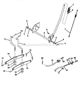 Page I Diagram and Parts List for 917258051  Craftsman Lawn Tractor