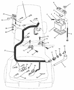 Page A Diagram and Parts List for 917258140  Craftsman Lawn Tractor