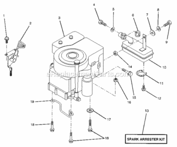 Page J Diagram and Parts List for 917258140  Craftsman Lawn Tractor
