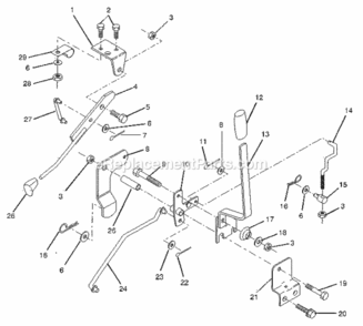 Page M Diagram and Parts List for 917258140  Craftsman Lawn Tractor