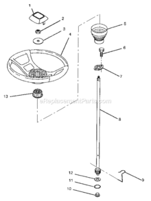 Page F Diagram and Parts List for 917258140  Craftsman Lawn Tractor