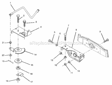Page G Diagram and Parts List for 917258140  Craftsman Lawn Tractor