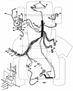 Page A Diagram and Parts List for 917258160  Craftsman Lawn Tractor