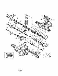 Page K Diagram and Parts List for 917258160  Craftsman Lawn Tractor